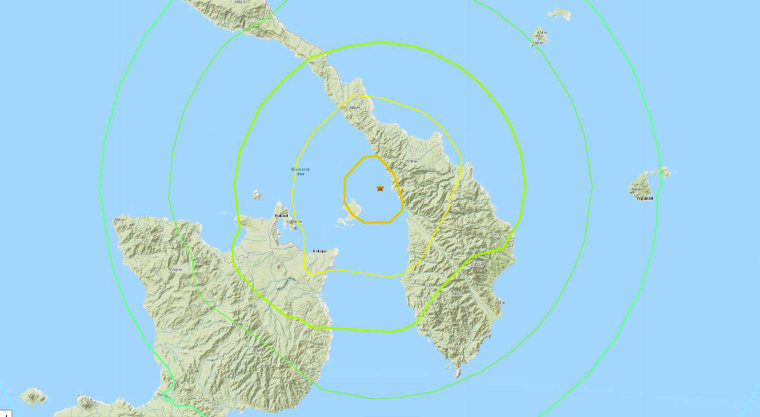 Image: Earthquake Tsunami warning Papua New Guinea
