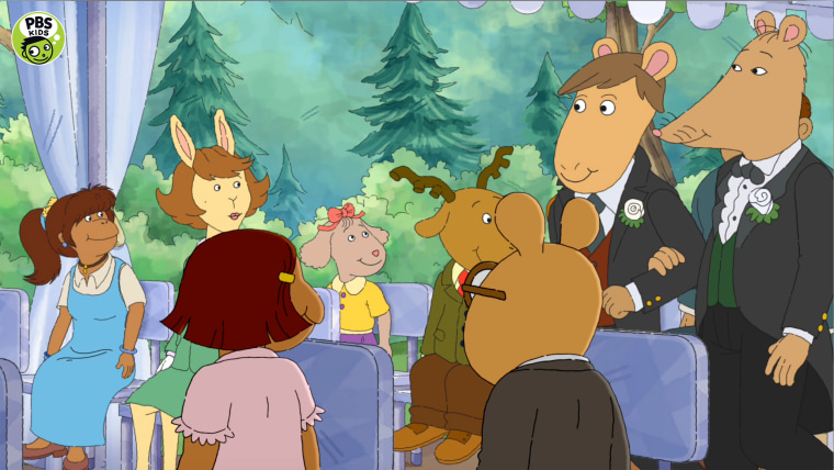Mr. Ratburn from the children's show \"Arthur\" got married to another man in the show's 22nd season premiere in an episode, titled \"Mr. Ratburn and the Special Someone,\" starring lesbian actor Jane Lynch as a special guest and aired Monday on PBS.