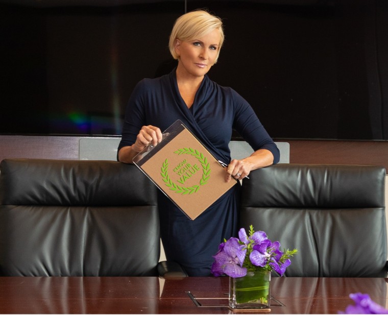 Know Your Value founder and "Morning Joe" co-host Mika Brzezinski.
