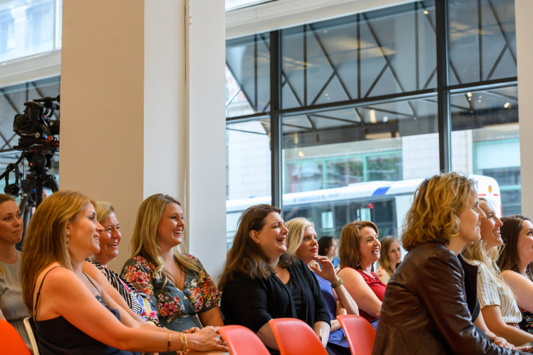 TODAY Parenting Team contributors attend a Modern Motherhood panel discussion in New York City.