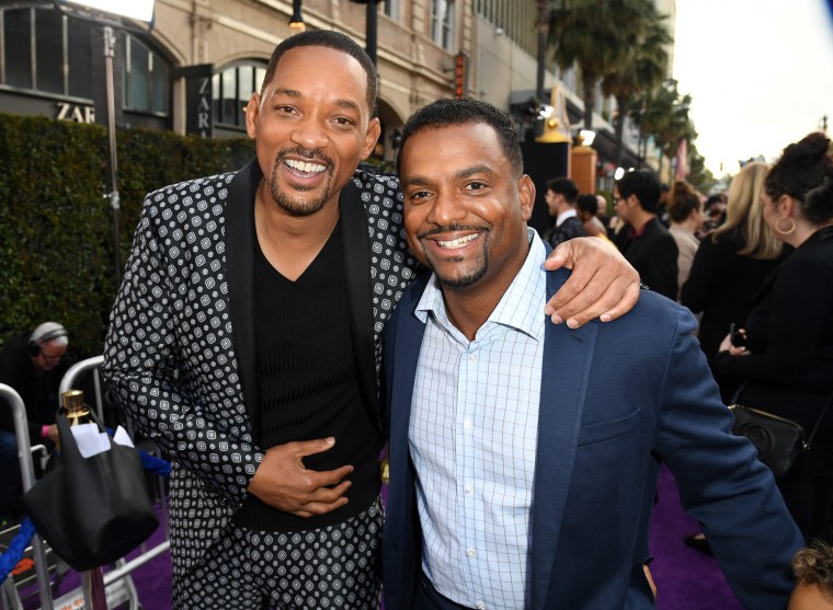 Will Smith reunited with 'Fresh Prince' castmembers at 'Aladdin' premiere