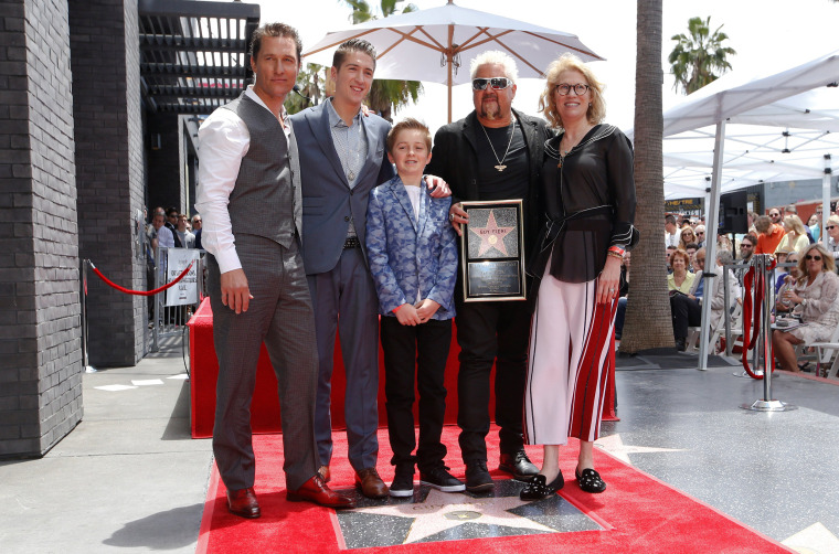 Image: Restaurateur Guy Fieri is honored with a star on Walk of Fame
