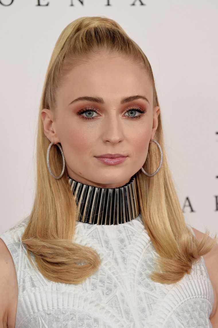 Hair chameleon Sophie Turner has a new look and it involves a full fringe