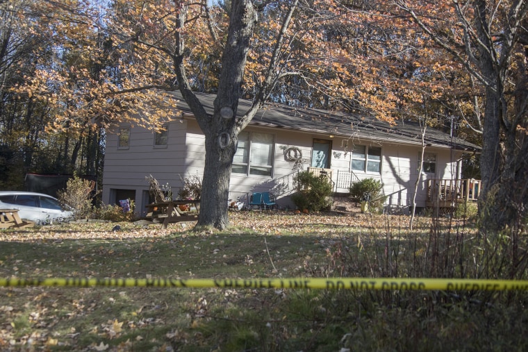 Image: Barron County Sheriff's remained at the scene of the home where 13-year-old Jayme Closs lived with her parents James, and Denise