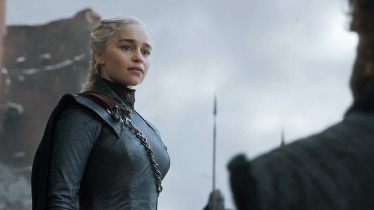 Emilia Clarke in the series finale of \"Game of Thrones.\"