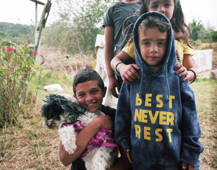 Without telling his parents, Wanger Junior, left started saving tips he was given to feed a dog that slept on the street nearby