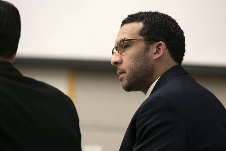 Image: Former NFL player Kellen Winslow Jr. during his trial in Vista, California, on May 20, 2019.