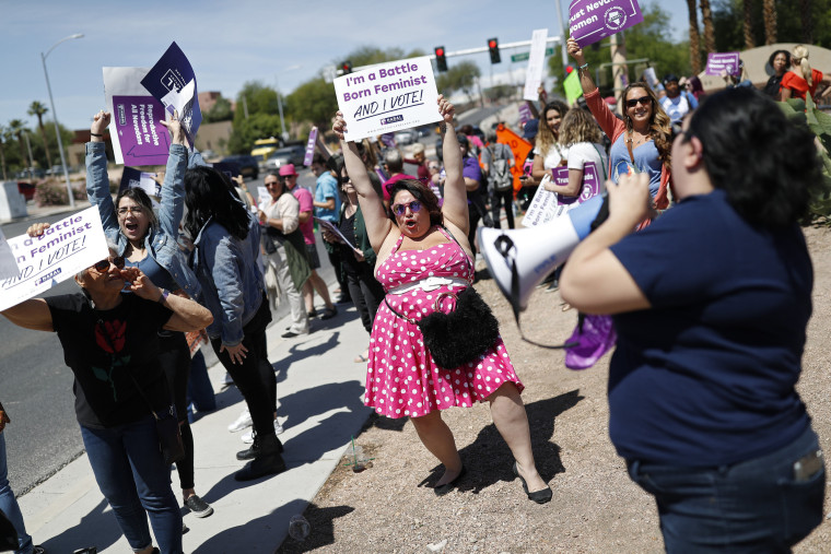 Image: Abortion rights protest in Las Vegas