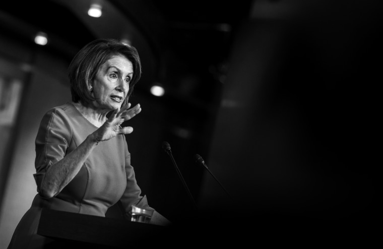 Image: House Speaker Nancy Pelosi, D-Calif., speaks at a news conference on May 16, 2019.
