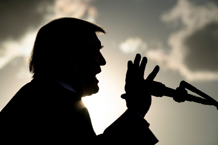 Image: President Donald Trump speaks during a campaign rally in Montoursville, Pennsylvania, on May 20, 2019.