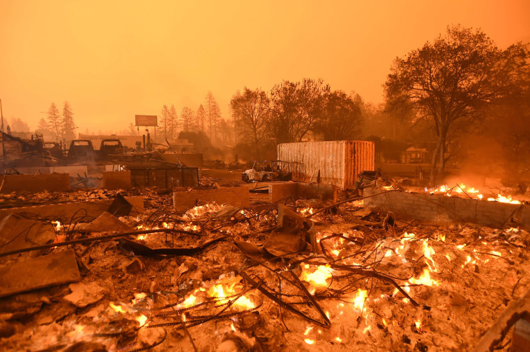 Image: Paradise fire, utility PG&amp;E