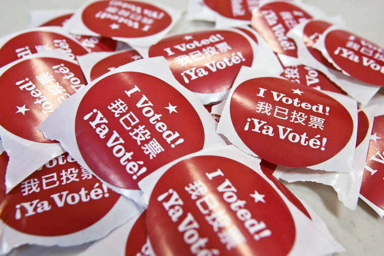 California Voters Participate In The State's Pivotal Primary