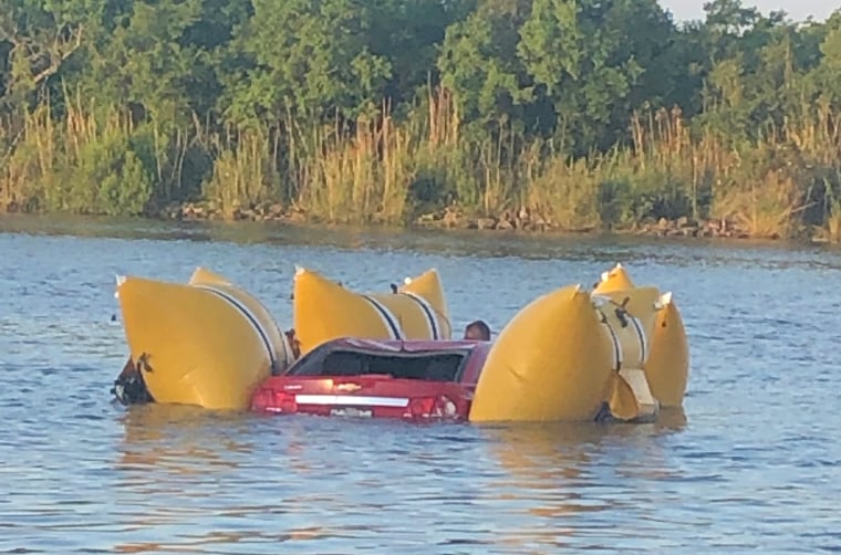 Louisiana State Police say two men from Texas are now dead after attempting to jump the ramp on the Black Bayou Bridge in Calcasieu Parish, Louisiana on May 24, 2019.