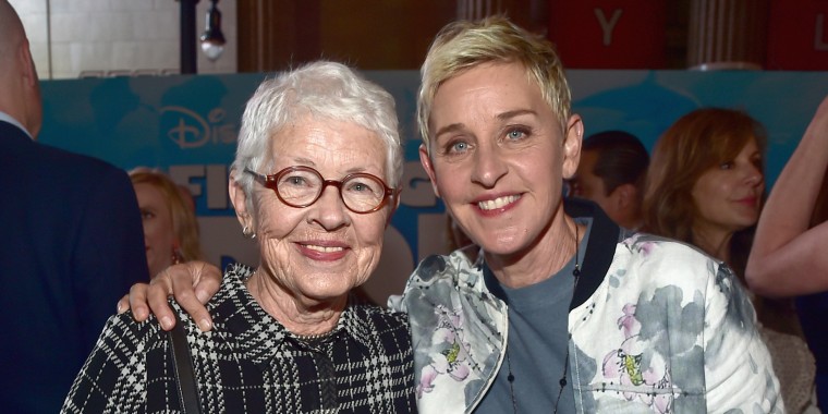 Betty DeGeneres and actress Ellen DeGeneres