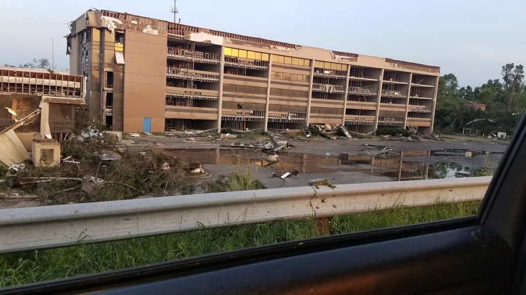 Image: Damage from a tornado on Wagner Ford Road, Dayton, Ohio