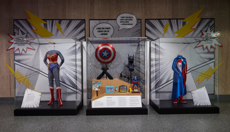 Image: "Superheroes" exhibit Smithsonian