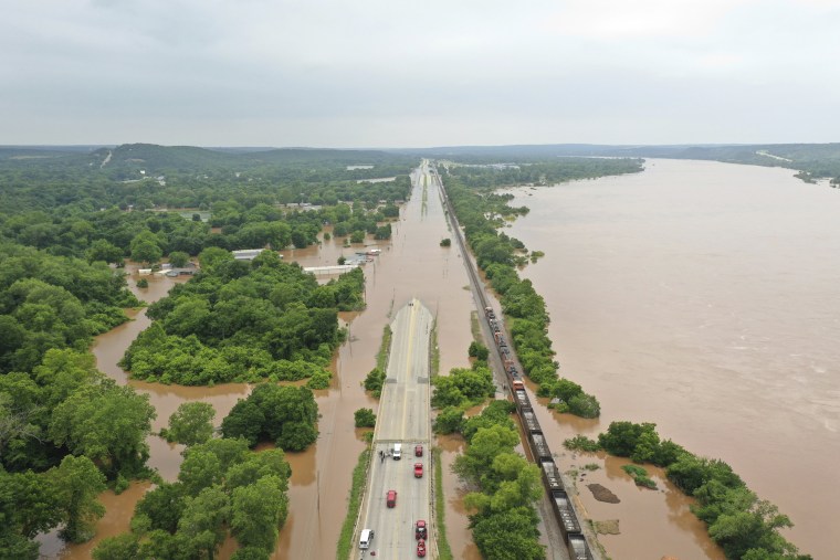 Image: Arkansas River flooding