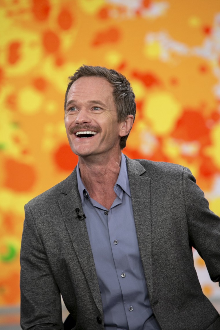 Neil Patrick Harris says his mustache isn't just a fashion choice. It's for an upcoming film.