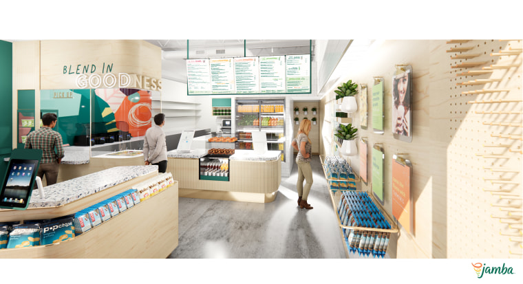 Jamba's new stores will have a fresh look to reflect its original San Luis Obispo, California juice shop.