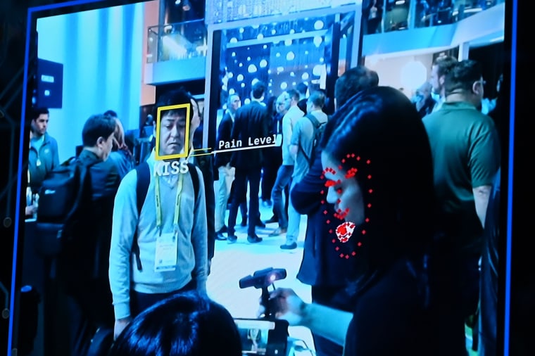 IMAGE: Facial recognition tech at CES 2019
