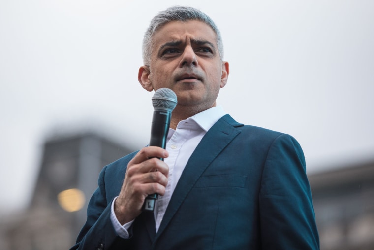 Image: London Mayor Sadiq Khan