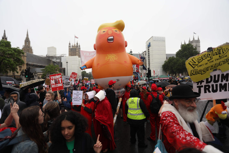 Image: Trump protest England