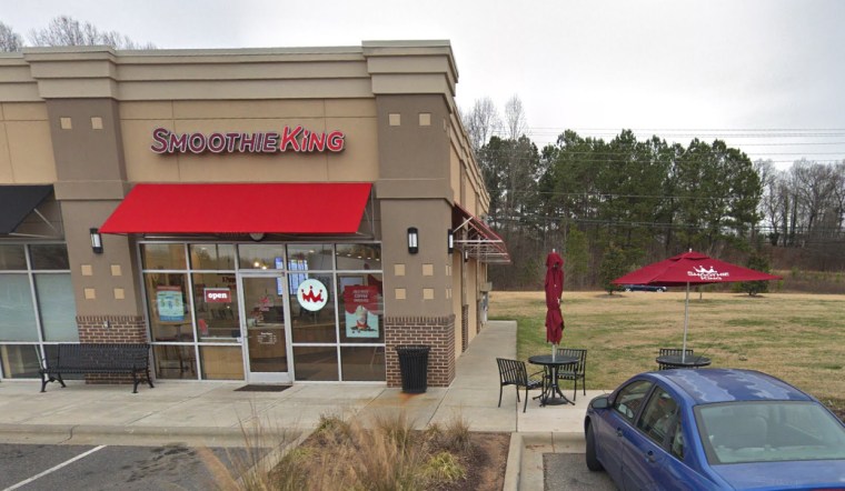 One of two Smoothie King locations in Charlotte, North Carolina, undergoing sensitivity training due to racial slurs used on customer receipts.