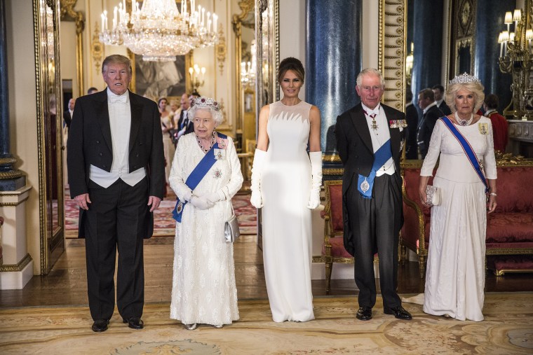 Image: President Trump's State Visit To UK - Day One