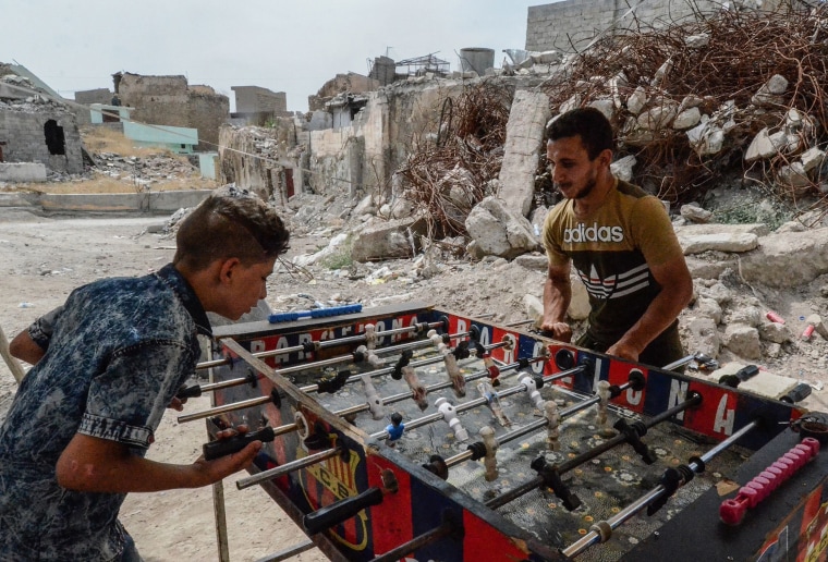 Image: TOPSHOT-IRAQ-RELIGION-ISLAM-EID AL-FITR
