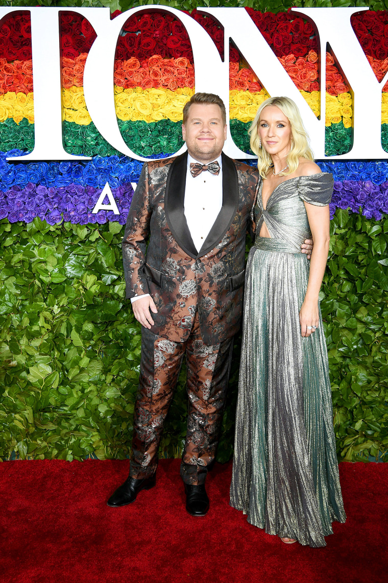 James Corden Tony Awards, Tonys Red Carpet, James Corden Julia Carey, James Corden wife