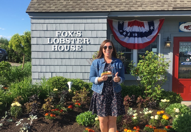 Alicia Jessop was able to get a second lobster roll after the seagull knocked the first one out of her hand. It only set her back another $21.50.