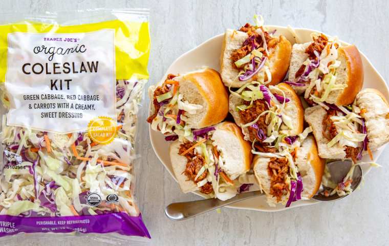 Trader Joe's new coleslaw kit is all organic and easy to throw together as a summery side.