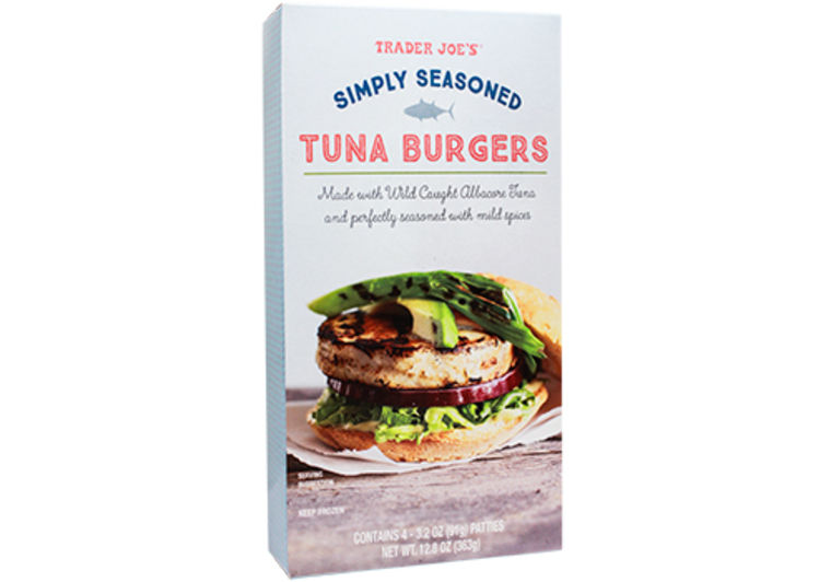 It's not complicated, it's simple. Simply Seasoned Tuna Burgers from Trader Joe's are ready to pop on the grill for a quick summer dinner.