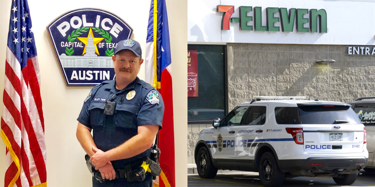 Texas police officer buys groceries for family after finding young boy alone 'getting snacks for younger sibling.'