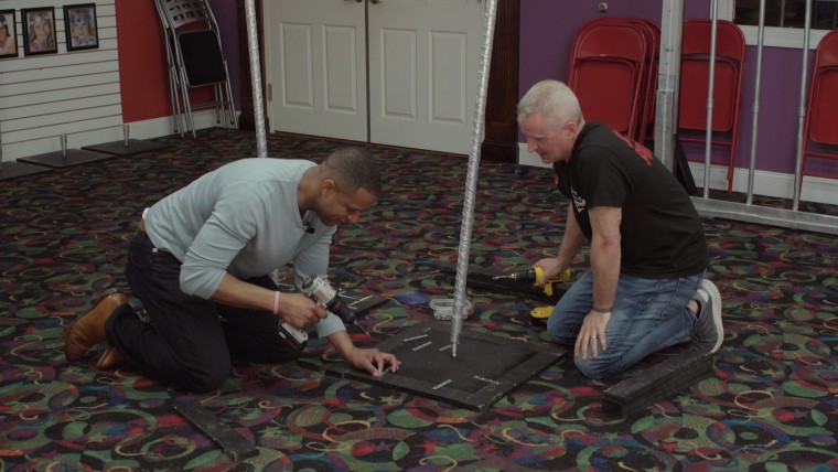 TODAY's Craig Melvin helps dad Brent Clark build props for his daughter's upcoming performance with the Southern Strutt Dance Studio in South Carolina.