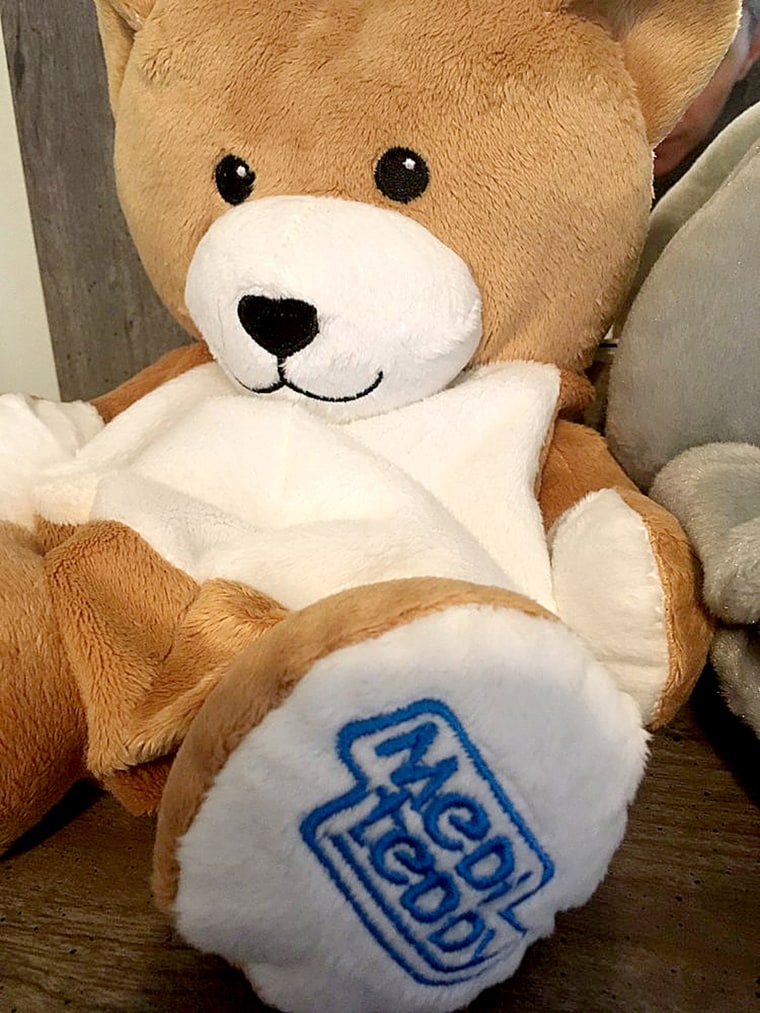 The "Medi Teddy" resembles a children's teddy bear.