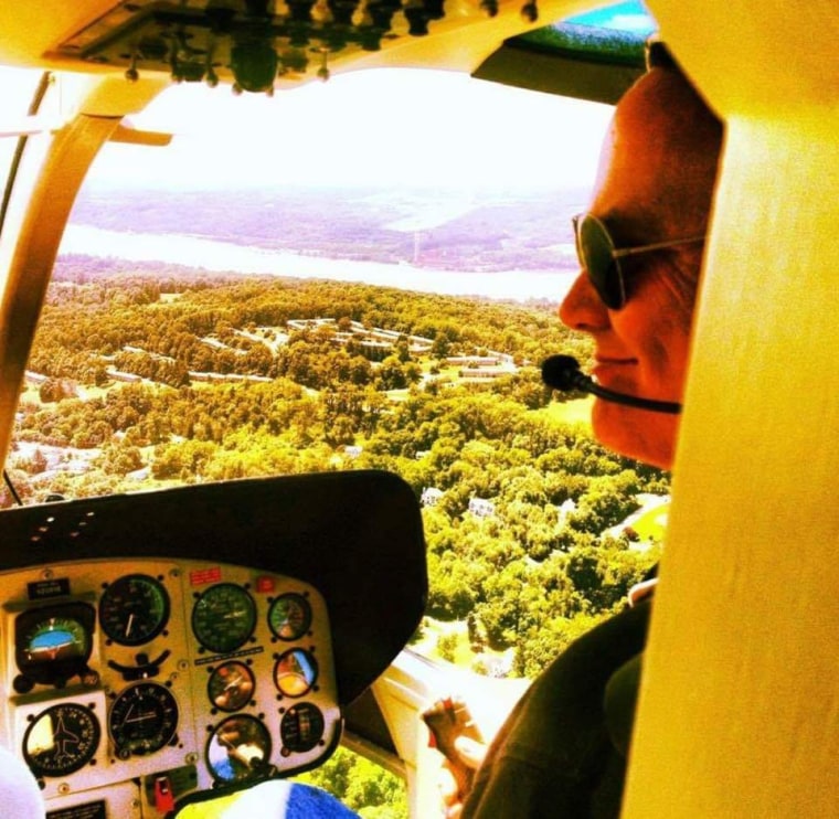 Image: Tim McCormack, helicopter pilot