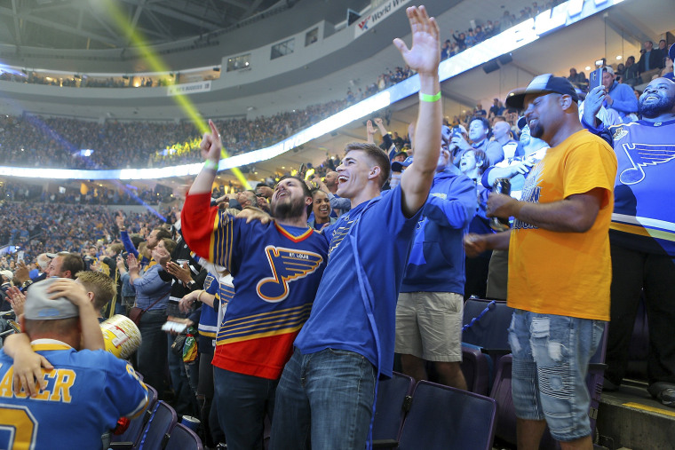 Jubilant St. Louis celebrates after Blues win first NHL title in team  history