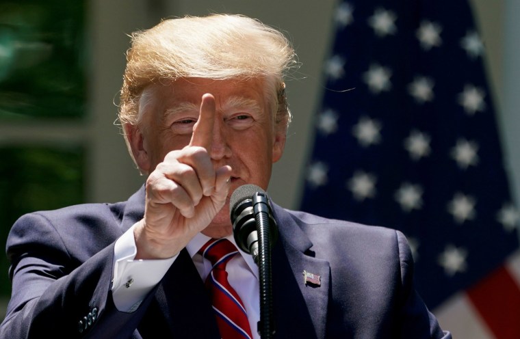 Image: President Donald Trump speaks during a joint news conference with Poland's President Andrzej Duda in at the White House