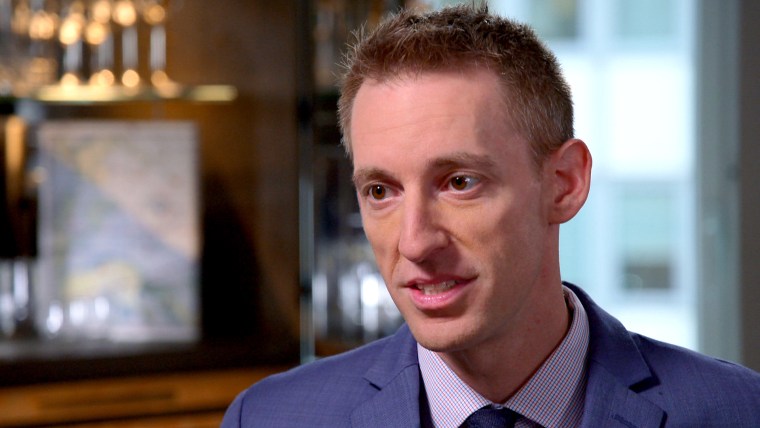 Jason Kander sits down with Lester Holt for an interview with NBC Nightly News.