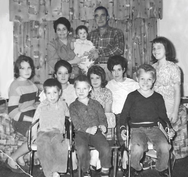 The Gill Family in November of 1963.