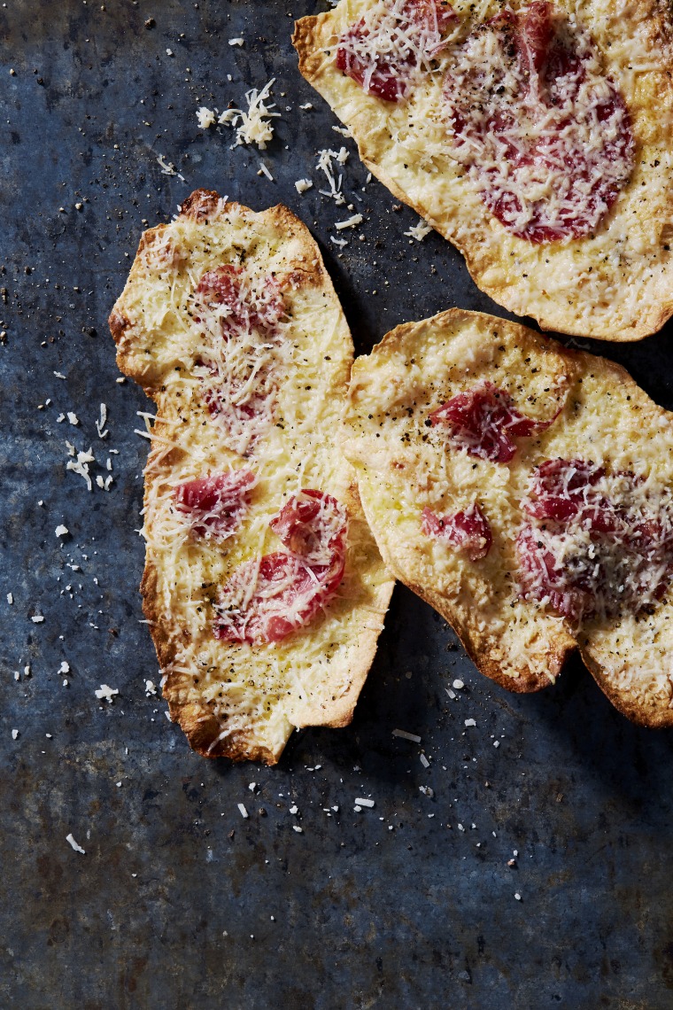 SARDINIAN FLATBREADS WITH PARMIGIANO, COPPA AND CHILES