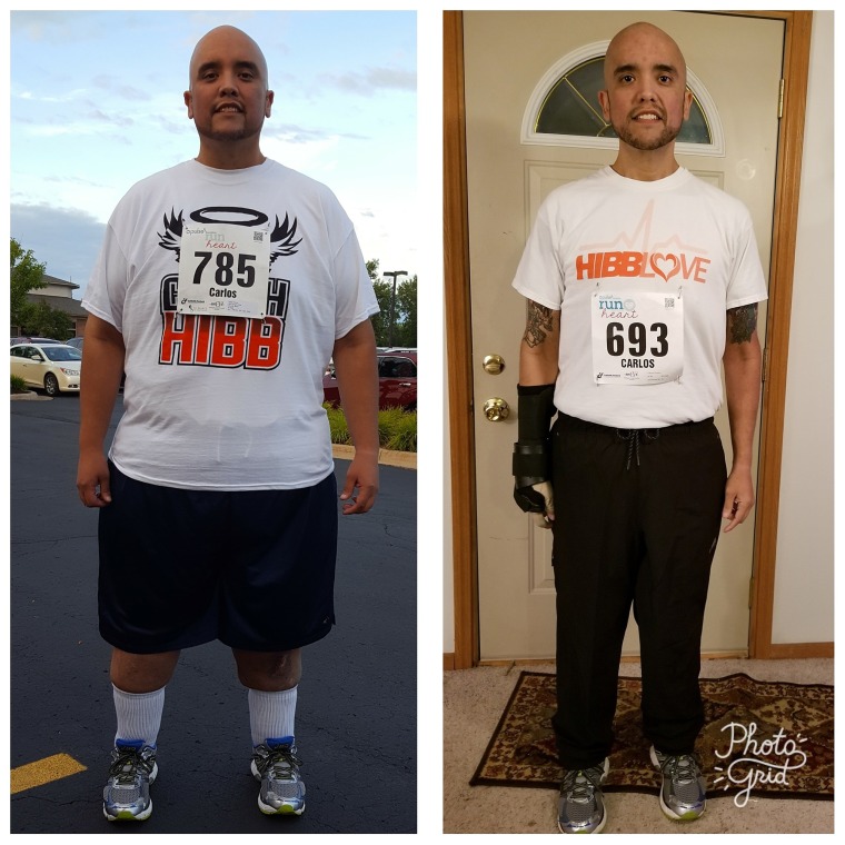 How to lose over 400 pounds and run a marathon: Man shares tips.