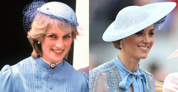 Was the duchess taking a style cue from Princess Diana?