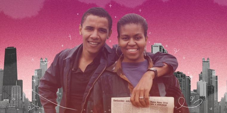 Barack And Michelle Obama S First Date Story The 80s poof hair is the thing that always ages teens from that generation to me, she doesn't have that. barack and michelle obama s first date