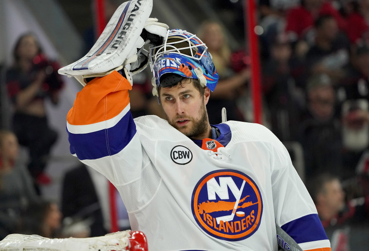 robin lehner islanders jersey