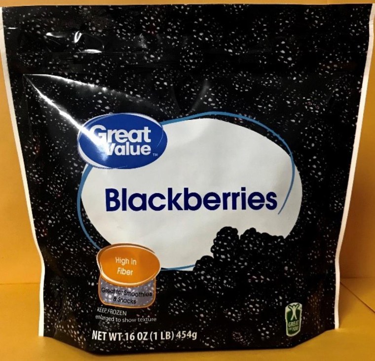 FDA testing of frozen blackberries sold at Walmart and Sav A Lot was reported to have tested positive for norovirus.
