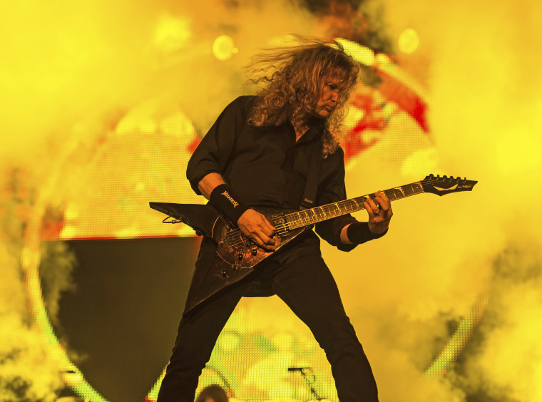 Dave Mustaine of Megadeth in 2017.