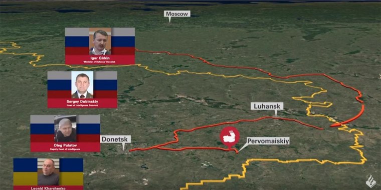 Image: Graphic provided by the Joint Investigation Team into the MH17 crash.