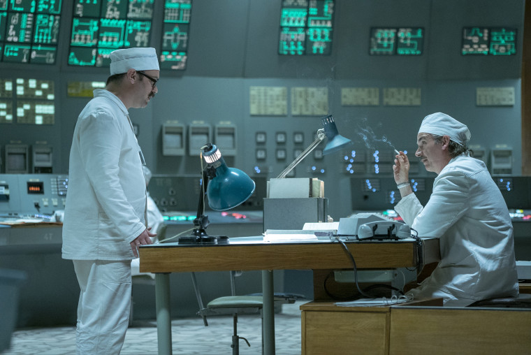 Sam Troughten and Paul Ritter in "Chernobyl" Season 1 on HBO.